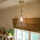 Everly 15.25" 1-Light Cone Pendant