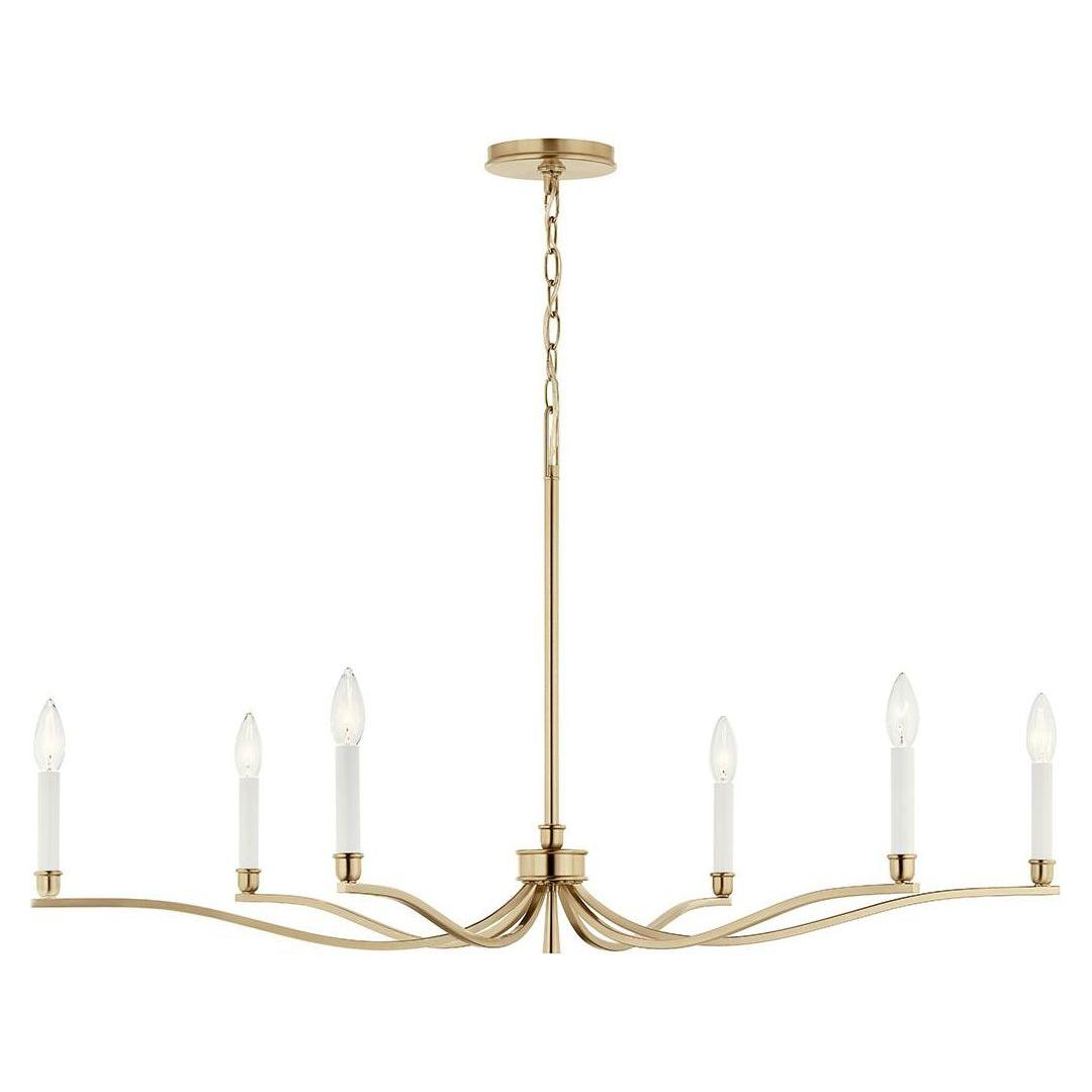 Malene 42" 6-Light Chandelier