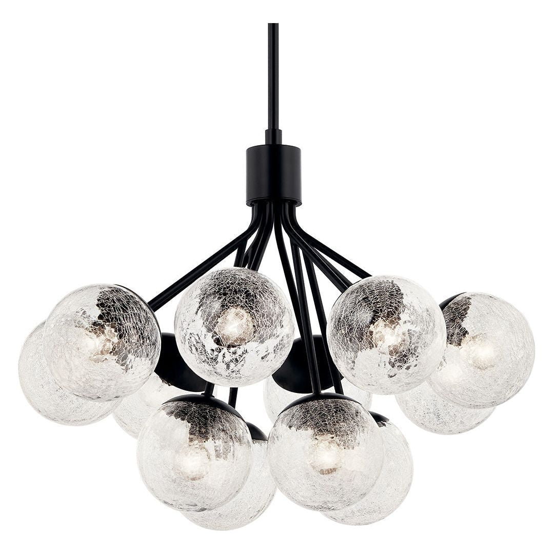 Silvarious 30" 12-Light Convertible Chandelier