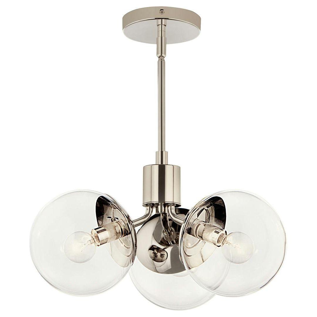 Silvarious 16.5" 3-Light Convertible Pendant