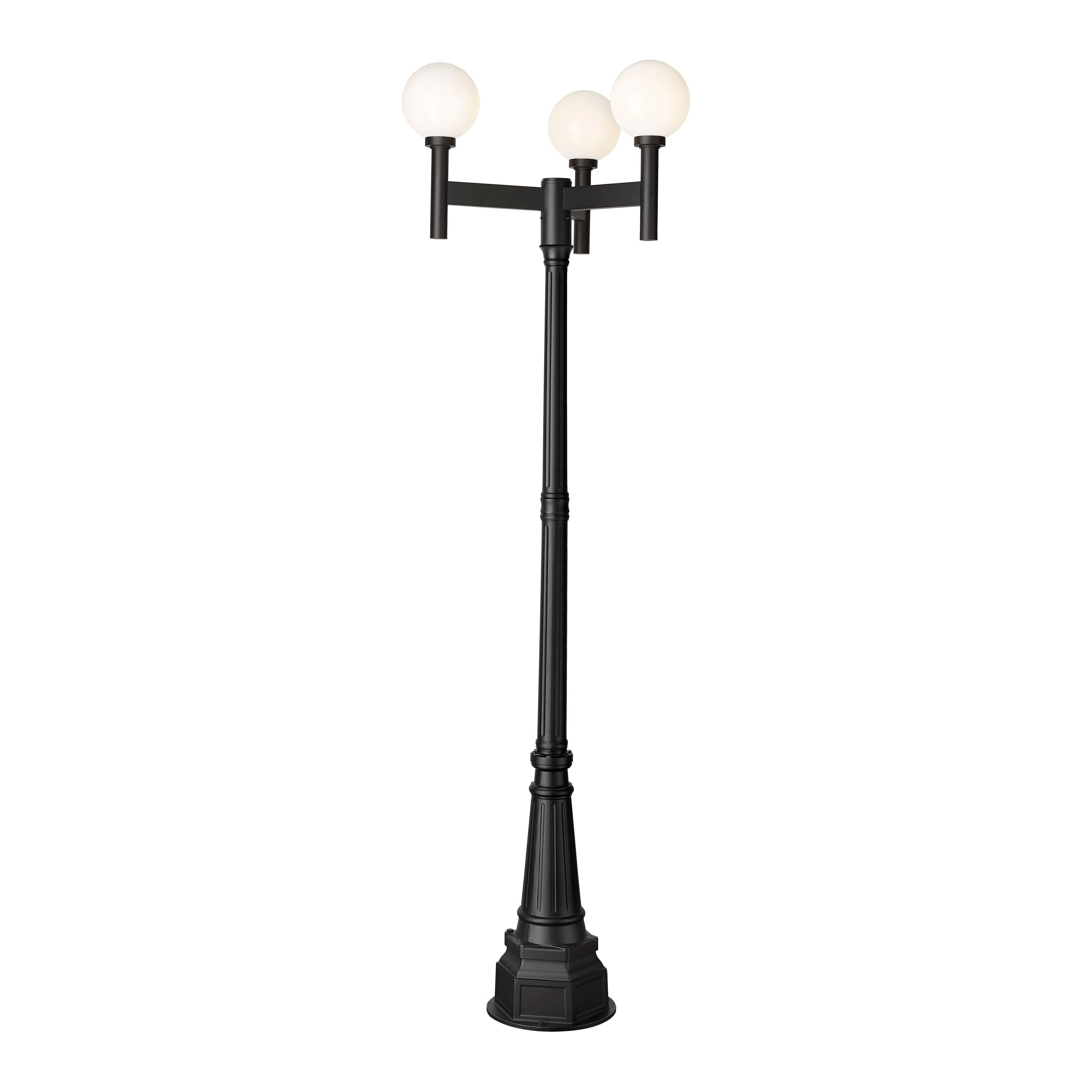 Post Fixture Laurent 3-Light Outdoor Post Mount Fixture