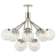 Silvarious 30" 12-Light Convertible Chandelier