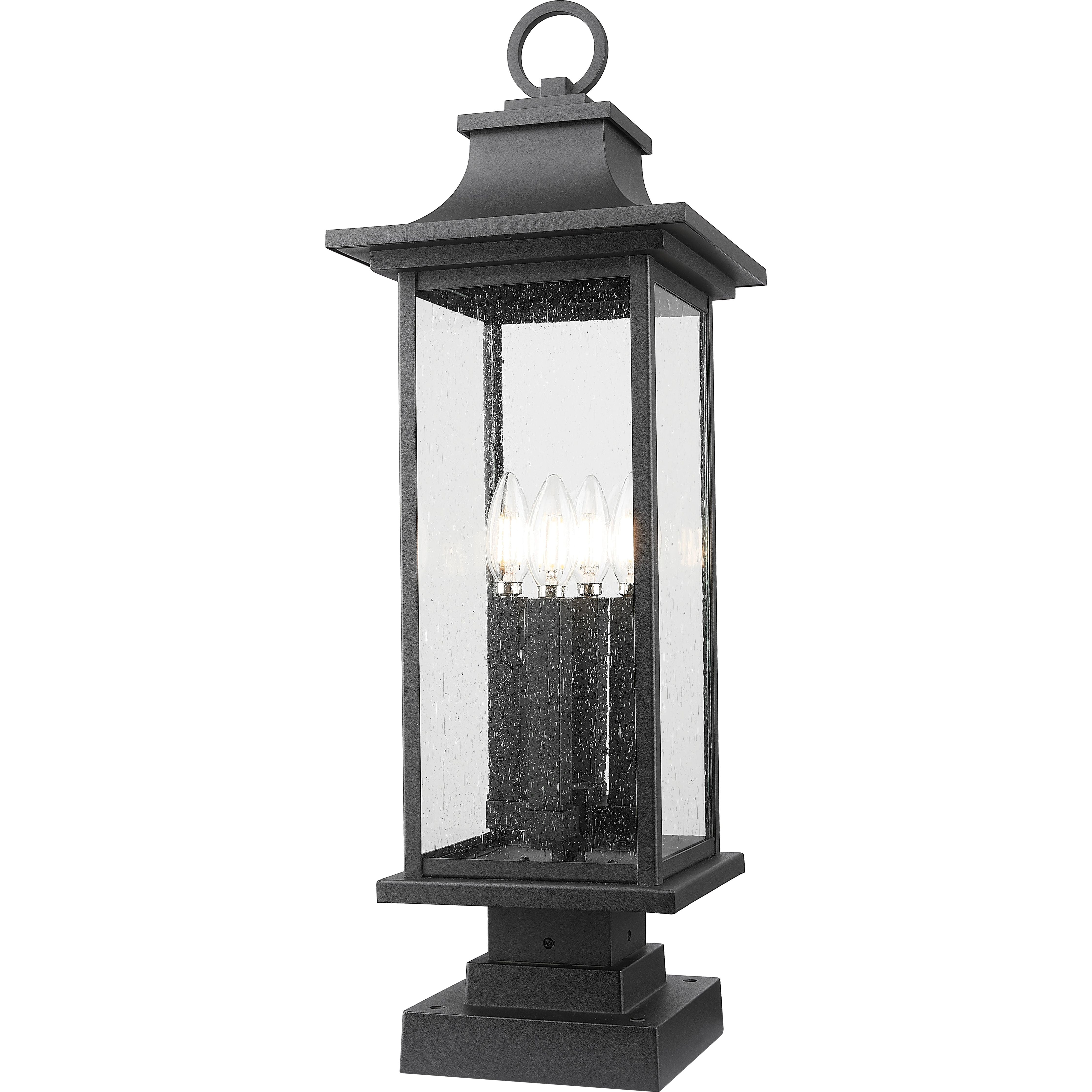 Tiberius 4-Light Outdoor Pier Mounted Fixture