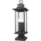 Tiberius 4-Light Outdoor Pier Mounted Fixture