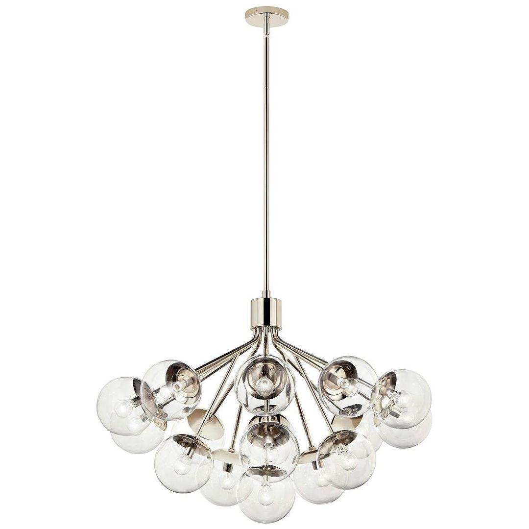 Silvarious 38" 16-Light Convertible Chandelier