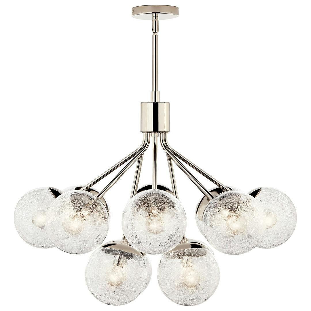 Silvarious 30" 12-Light Convertible Chandelier