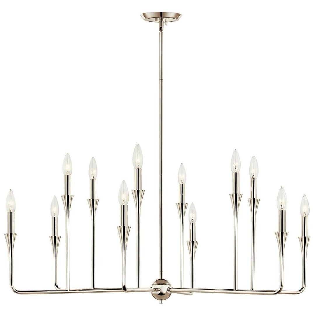 Alvaro 39.75" 12-Light Multi-Tier Chandelier