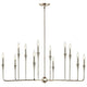 Alvaro 39.75" 12-Light Multi-Tier Chandelier
