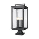 Hartwell 5-Light Outdoor Pier Mounted Fixture