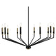 Armand 38.25" 10-Light Chandelier