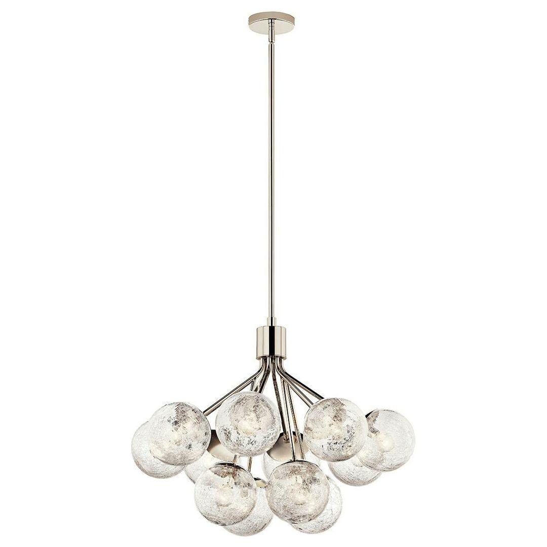 Silvarious 30" 12-Light Convertible Chandelier