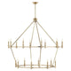 Carrick 54.25" 18-Light 2-Tier Chandelier