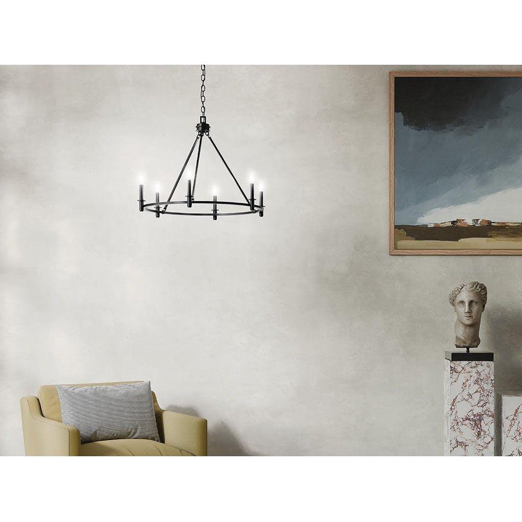 Carrick 32.25" 6-Light Chandelier