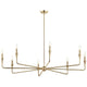 Alvaro 50" 8-Light Chandelier