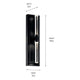 Sycara 19" 2-Light LED Wall Sconce