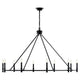 Carrick 54.25" 10-Light Chandelier