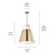 Etcher 18" 2-Light Pendant