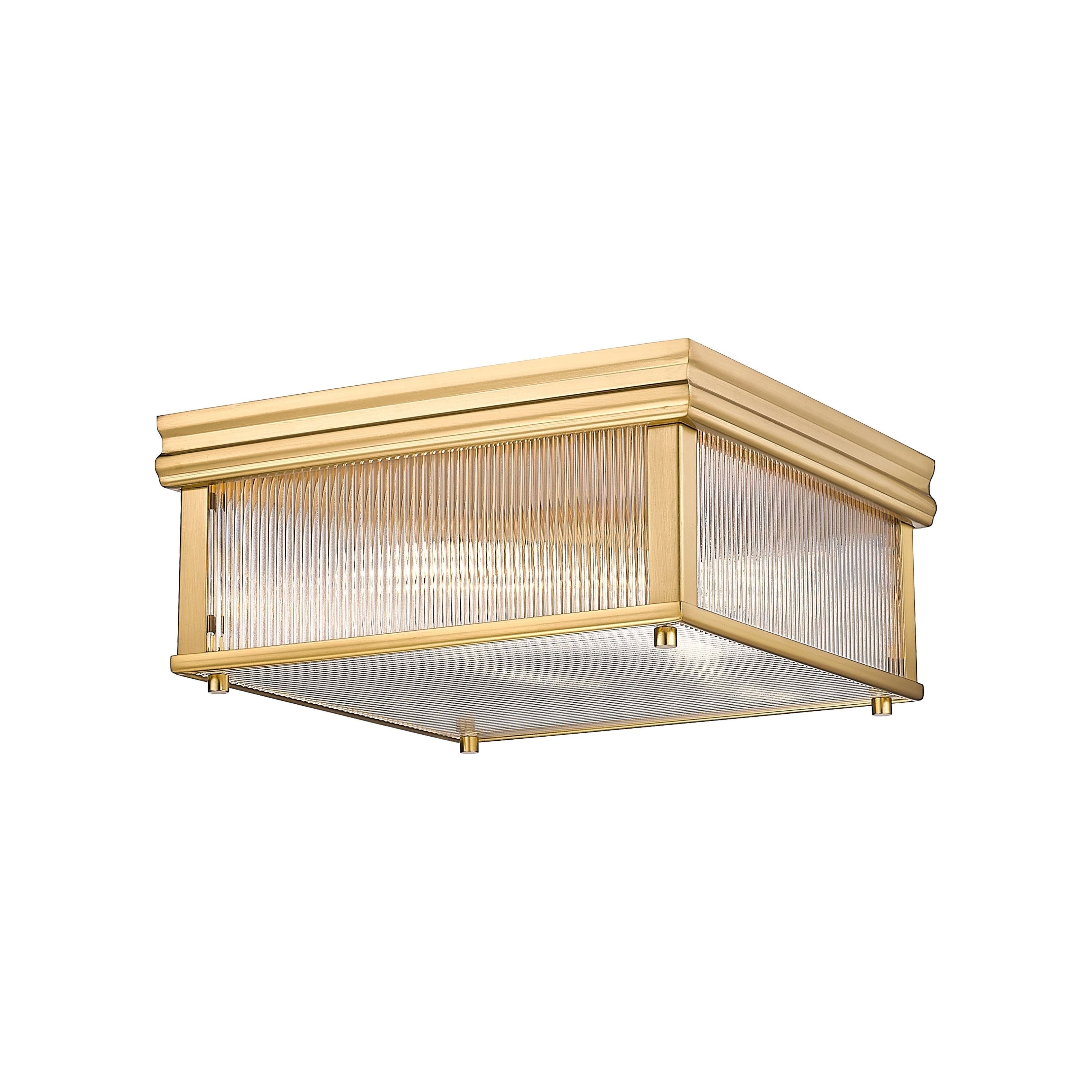 Carnaby 2-Light 13" Square Flush Mount