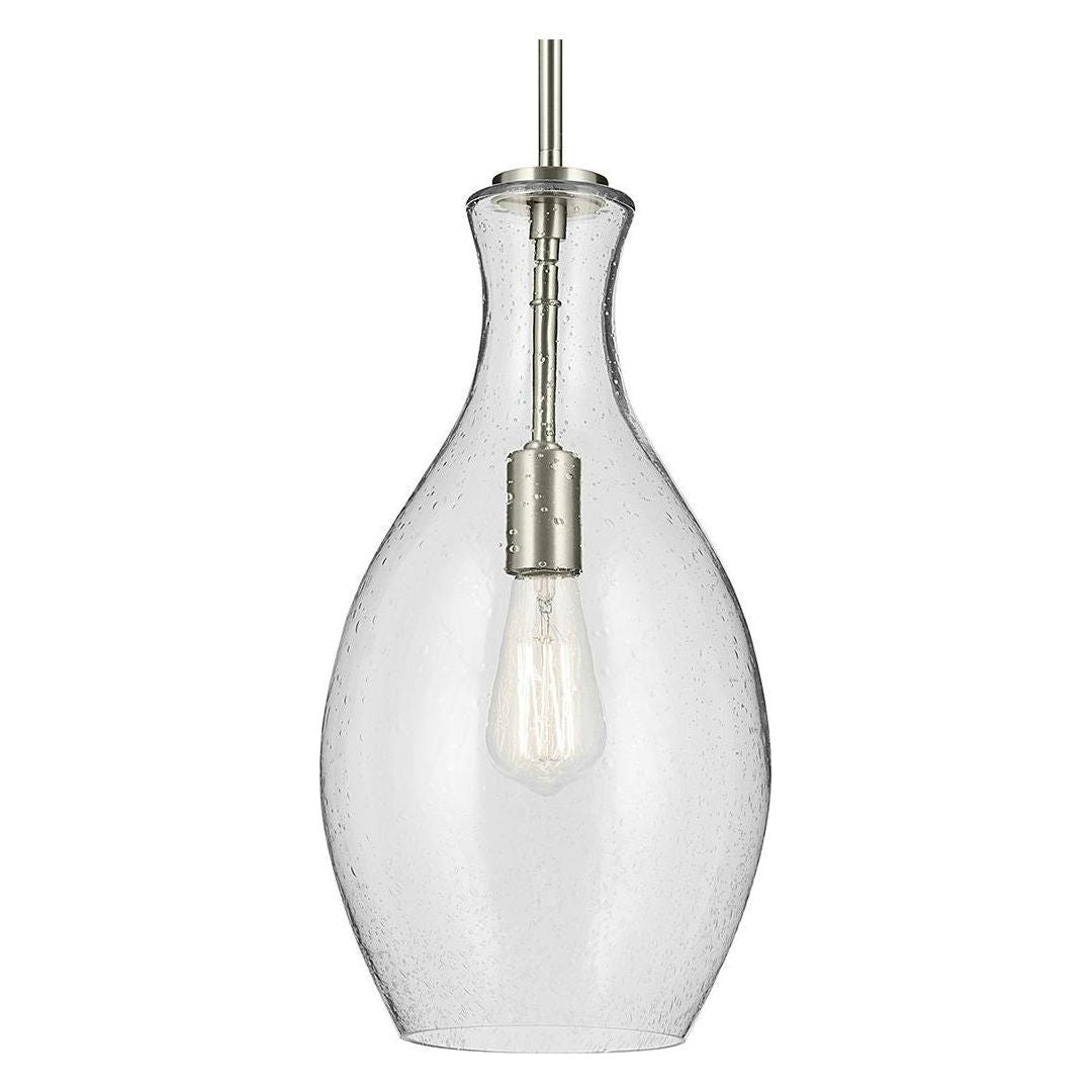 Everly 17.75" 1-Light Hour Glass Pendant