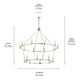 Carrick 54.25" 18-Light 2-Tier Chandelier