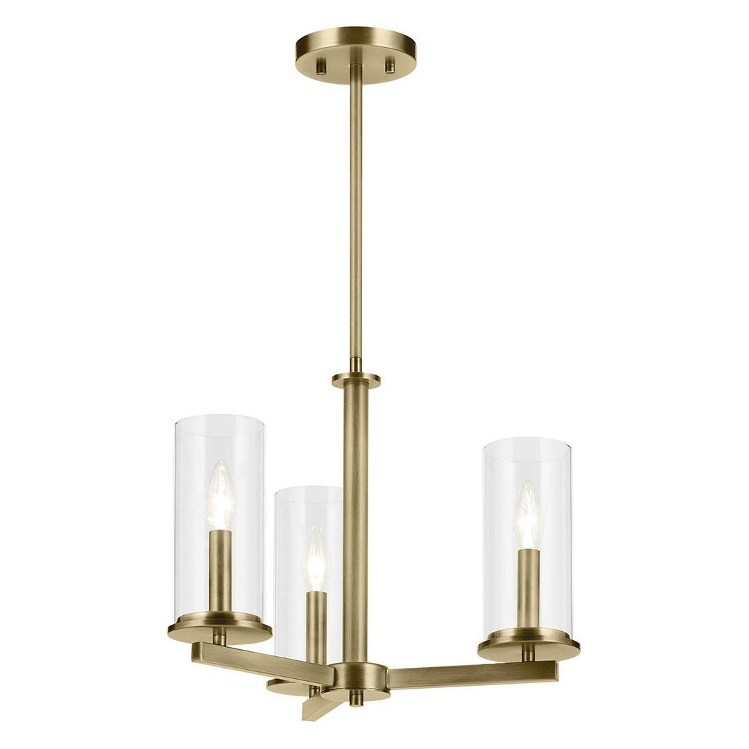 Crosby 14" 3-Light Convertible Semi Flush Mount