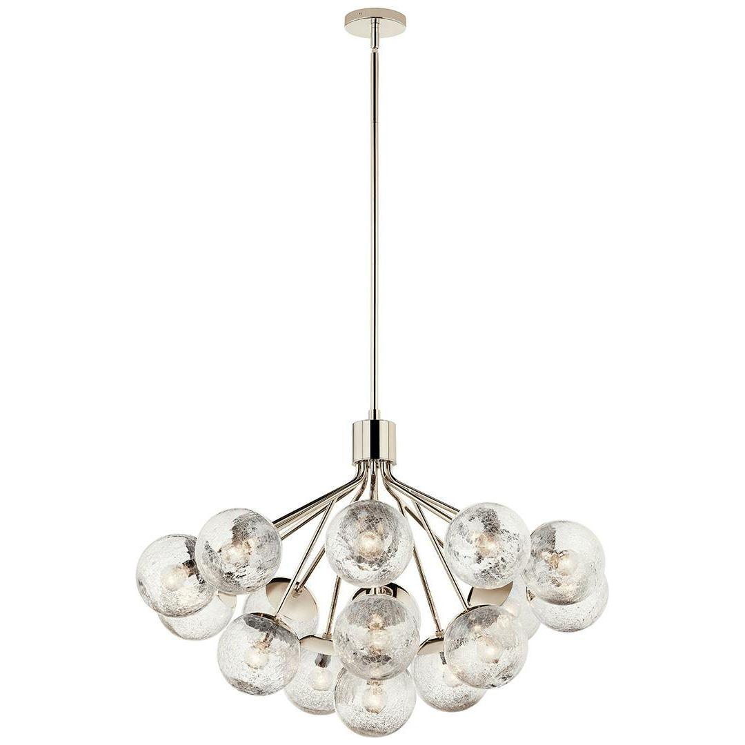 Silvarious 38" 16-Light Convertible Chandelier