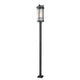 Fortis 3-Light Outdoor Post Mounted Fixture