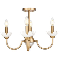 Allistair 4-Light Semi Flush Mount