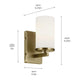 Crosby 4.5" 1-Light Wall Sconce