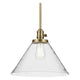 Avery 11.75" 1-Light Cone Pendant