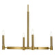 Tolani 20.25" 4-Light Chandelier
