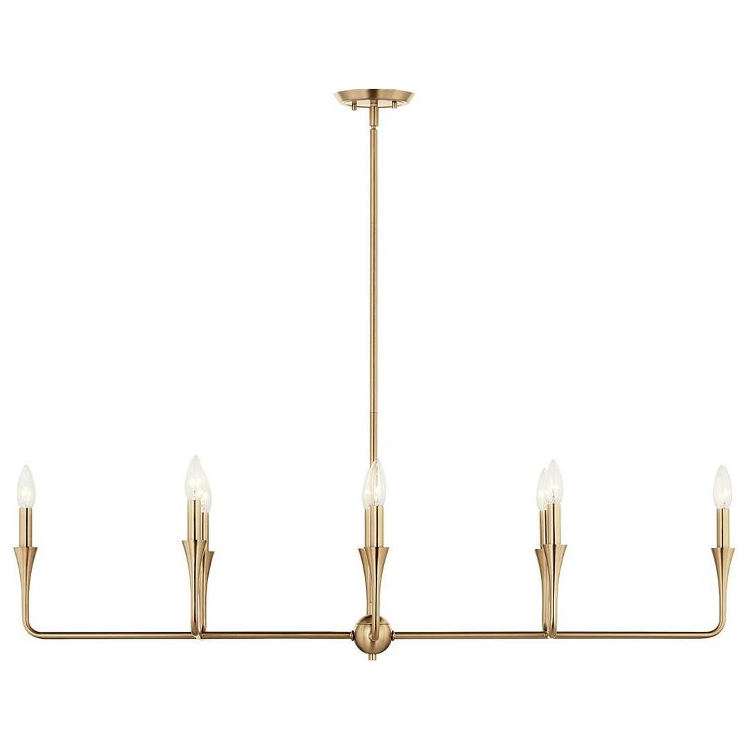 Alvaro 45.5" 8-Light Linear Chandelier