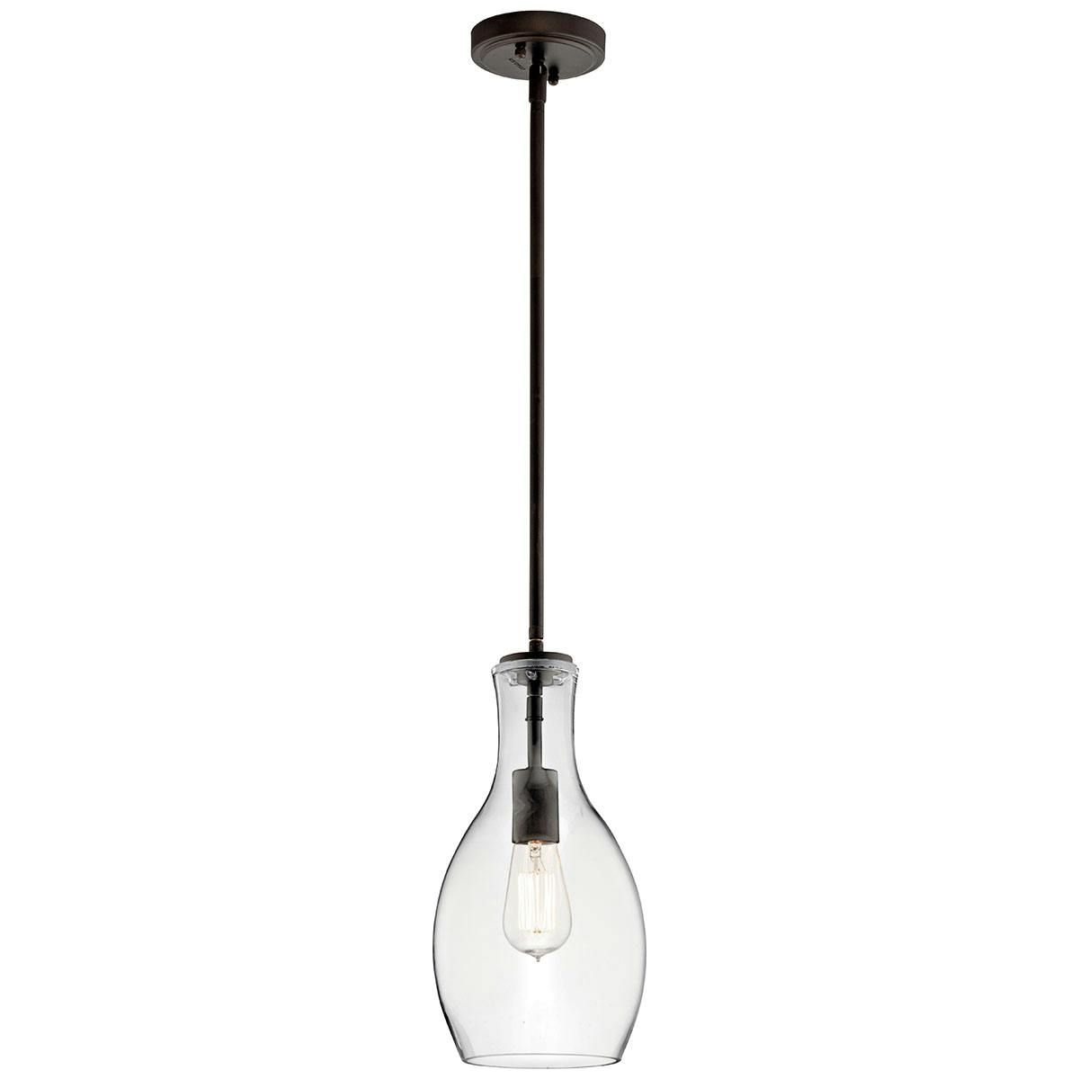 Everly 13.75" 1-Light Hour Glass Pendant