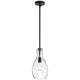 Everly 13.75" 1-Light Hour Glass Pendant