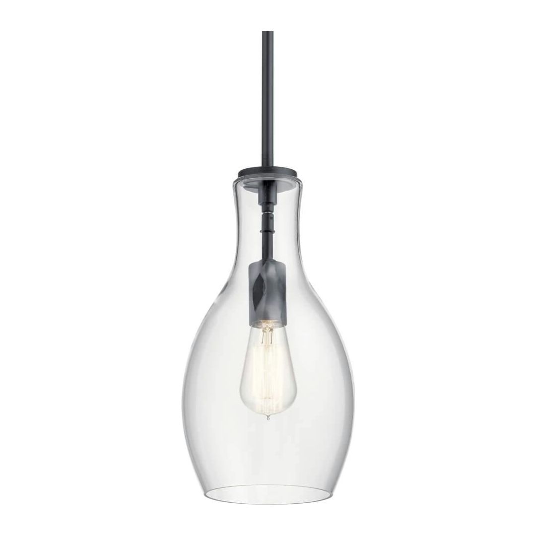 Everly 13.75" 1-Light Hour Glass Pendant