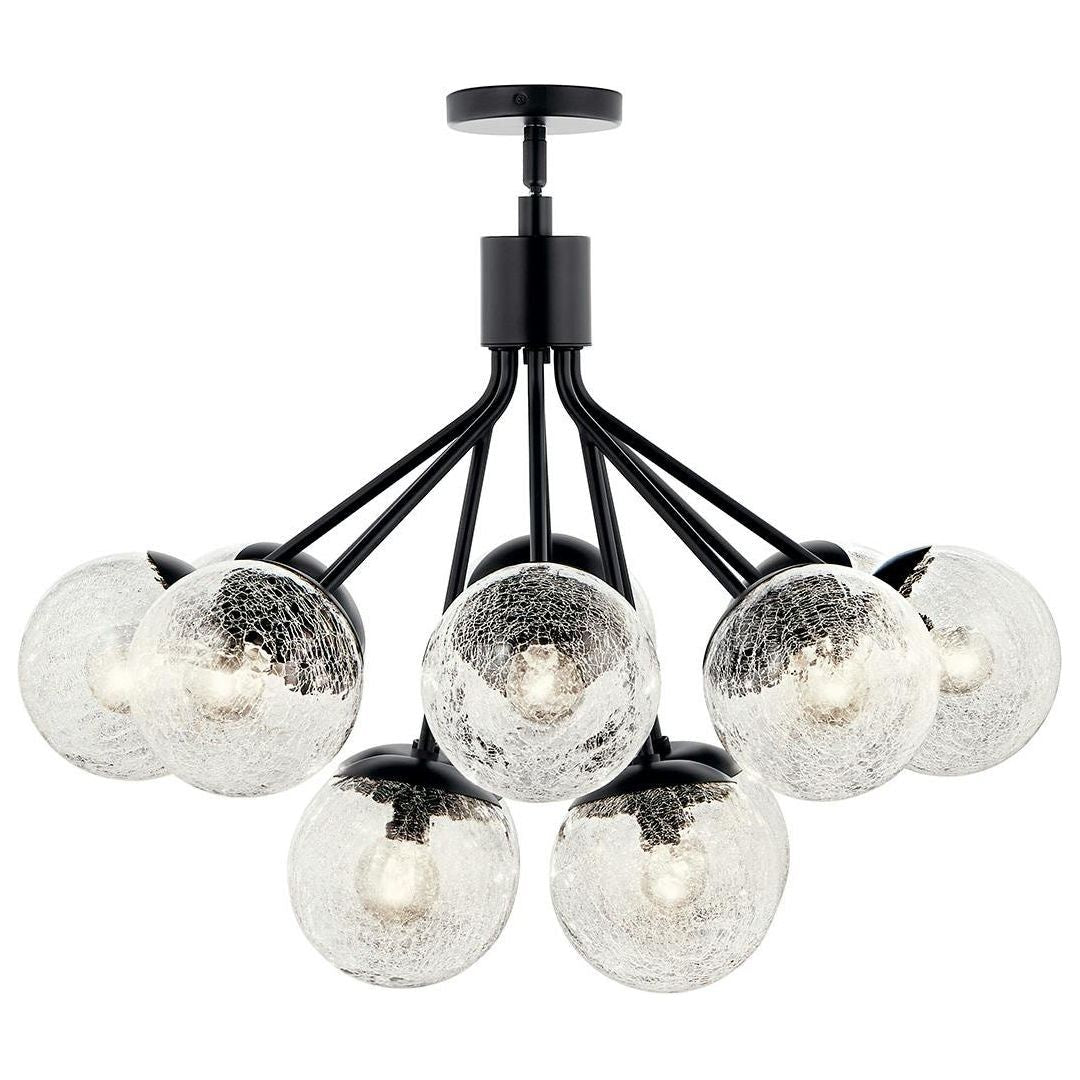 Silvarious 30" 12-Light Convertible Chandelier