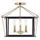 Eisley 14" 4-Light Semi Flush Mount
