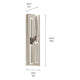 Sycara 19" 2-Light LED Wall Sconce