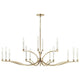 Malene 52.75" 14-Light 2-Tier Chandelier
