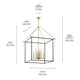 Eisley 40.25" 8-Light Foyer Pendant