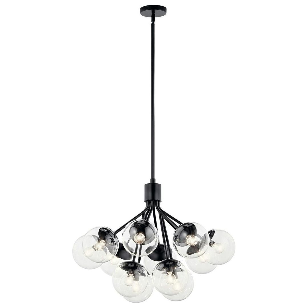 Silvarious 30" 12-Light Convertible Chandelier