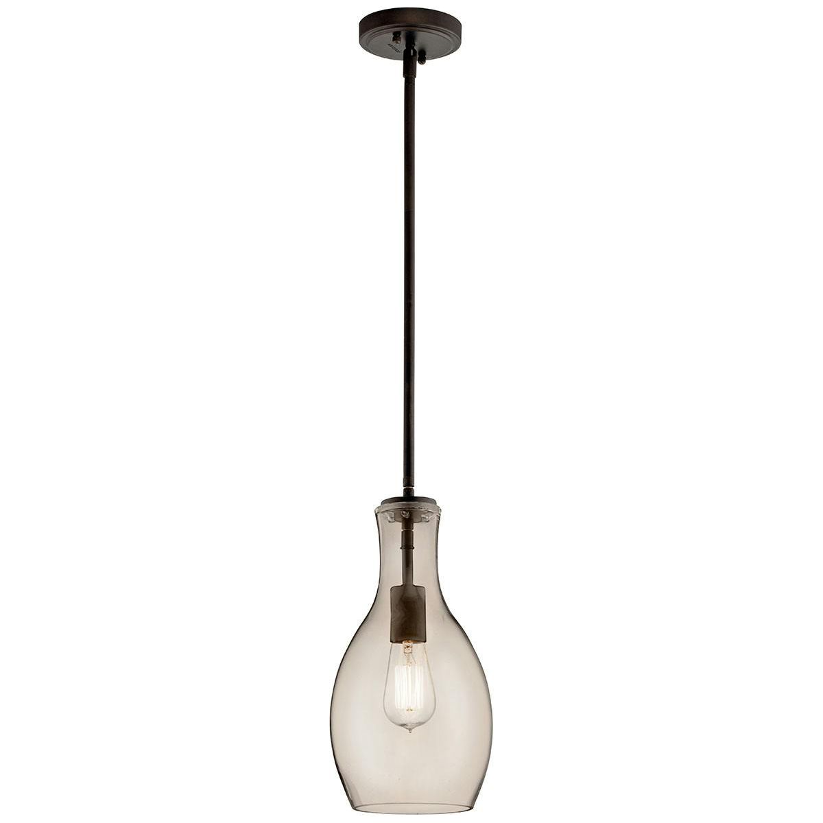 Everly 13.75" 1-Light Hour Glass Pendant