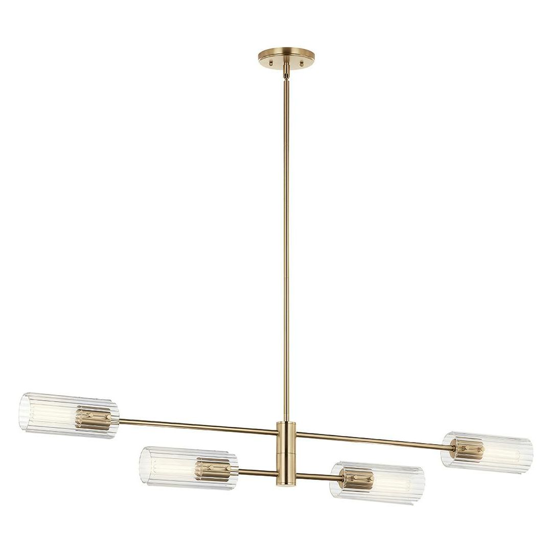 Velestino 47.50" 4-Light Linear Chandelier