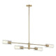 Velestino 47.50" 4-Light Linear Chandelier