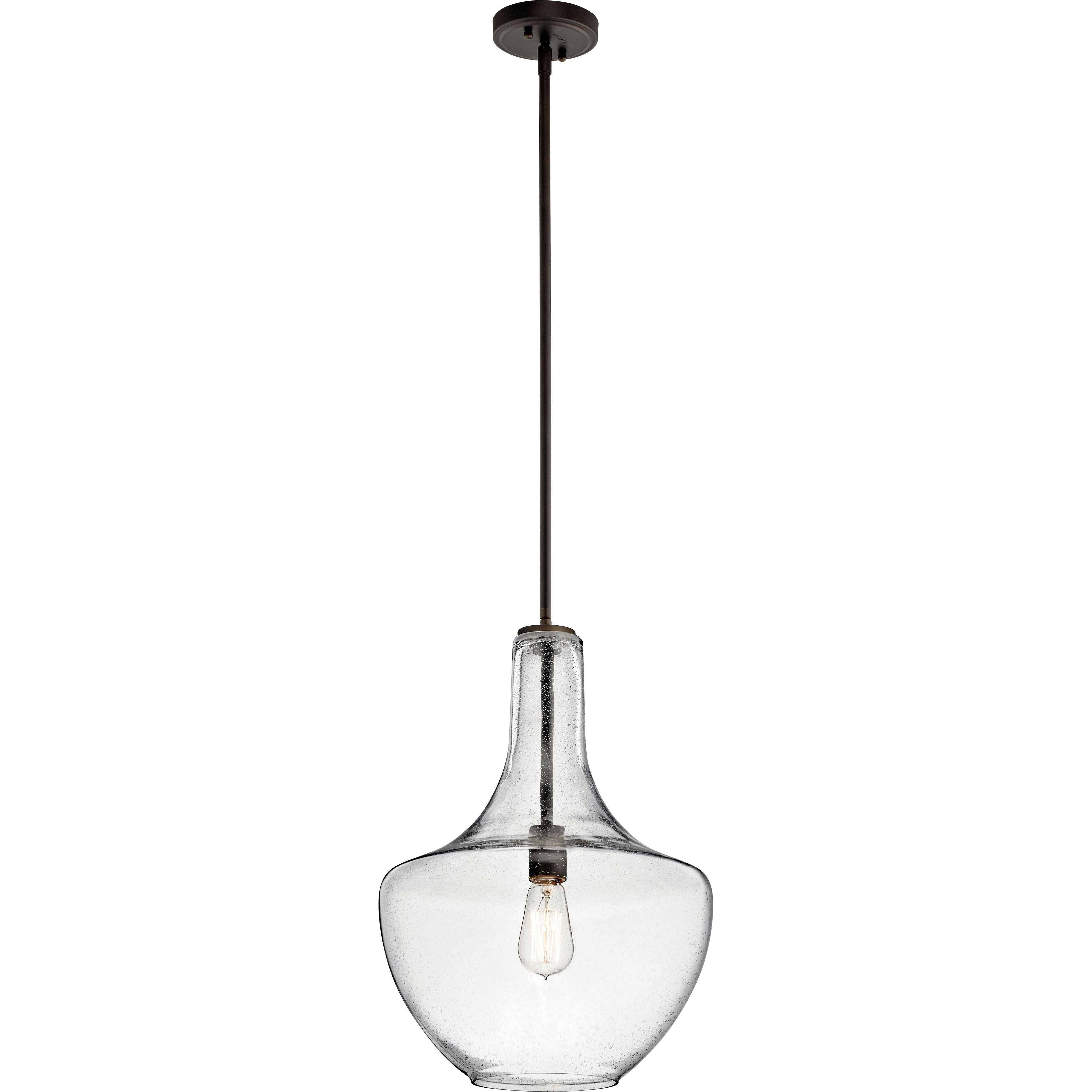 Everly 19.75" 1-Light Bell Pendant