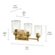 Shailene 21" 3-Light Vanity Light