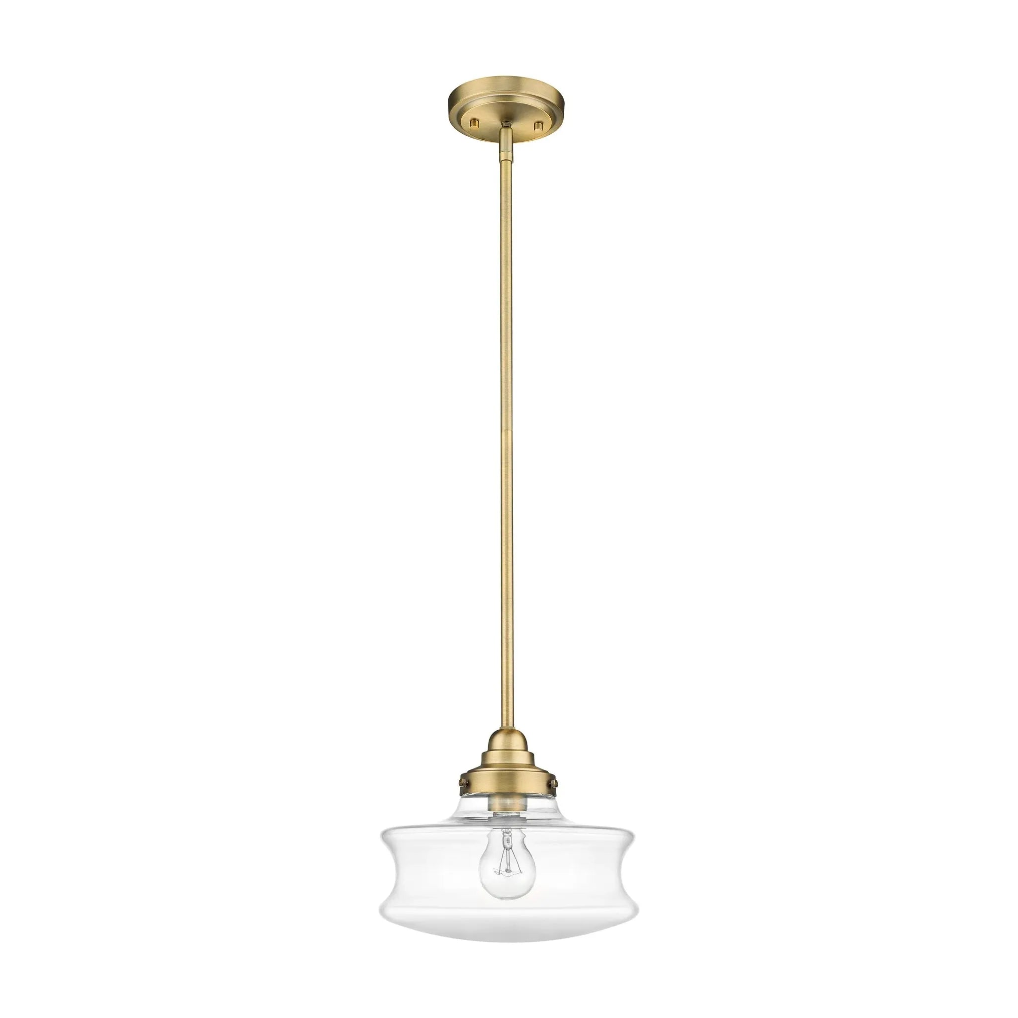 Keal 10" 1-Light Convertible Semi-Flush / Pendant