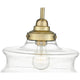 Keal 10" 1-Light Convertible Semi-Flush / Pendant