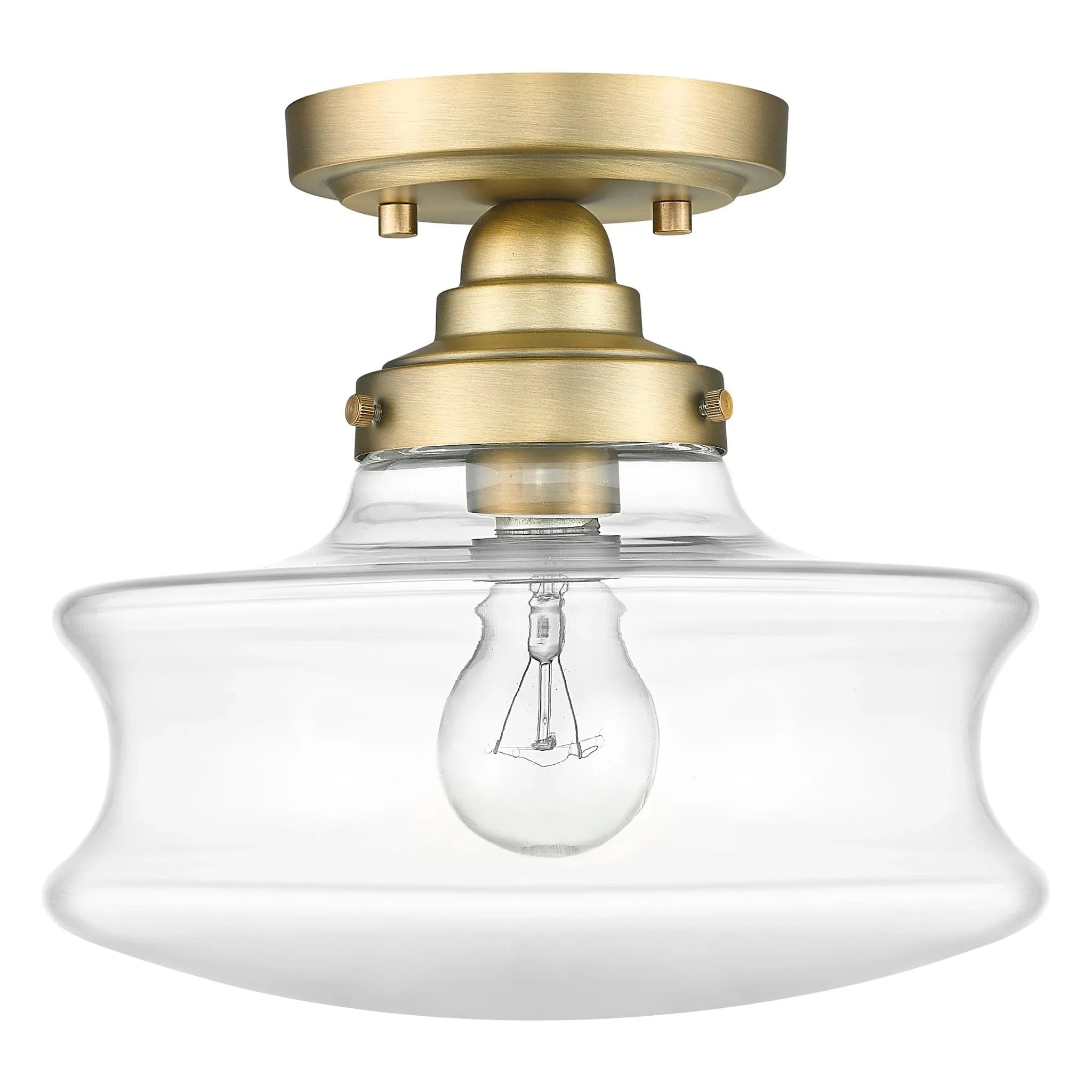 Keal 10" 1-Light Convertible Semi-Flush / Pendant