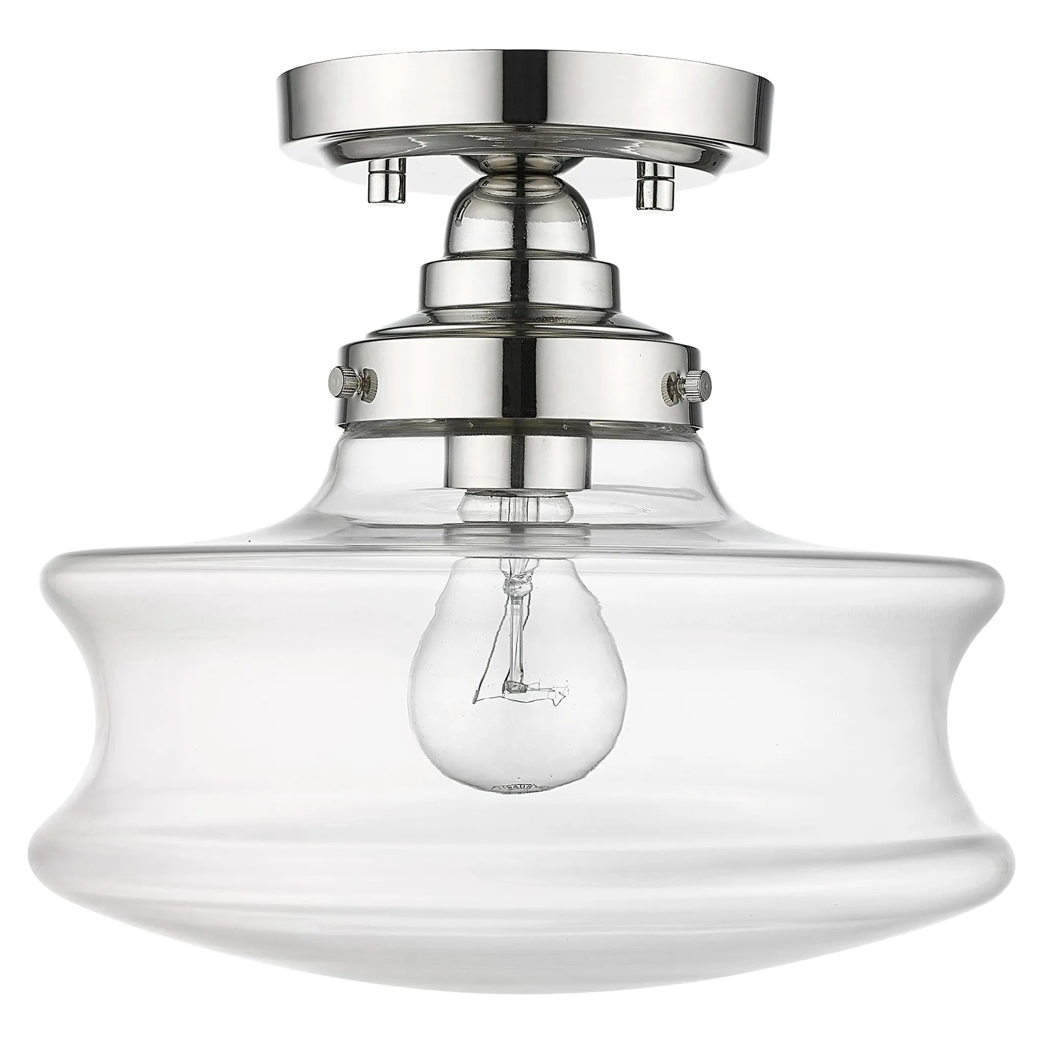 Keal 10" 1-Light Convertible Semi-Flush / Pendant